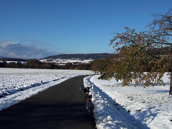 Wintereinbruch in der Fr�nkischen Schweiz, November 2006