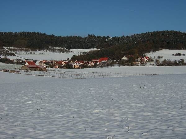 Wintereinbruch in der Fr�nkischen Schweiz, November 2006