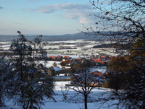 Wintereinbruch in der Fr�nkischen Schweiz, November 2006
