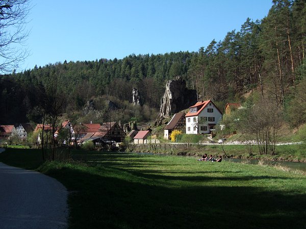 Pegnitztal bei Vorra, April 2007