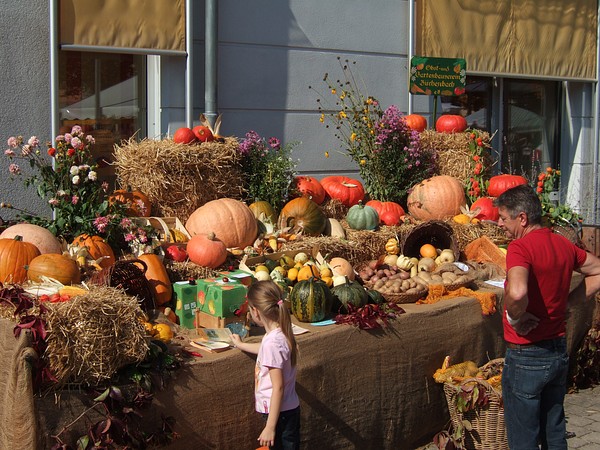 K�rbisfest in B�chenbach, September 2007