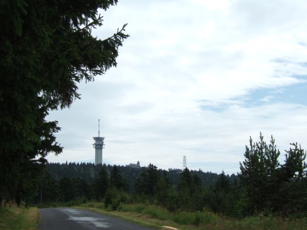 Kurz vor dem Keilberg-Gipfel