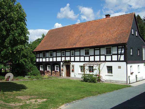 Umgebindehaus im Lausitzer Bergland